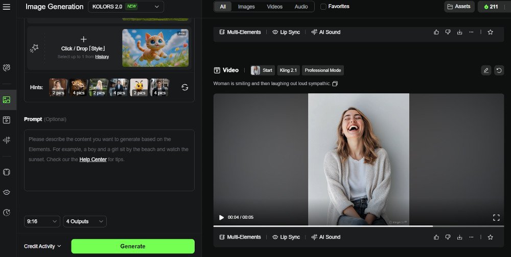 KI Influencer in verschiedenen Situationen abbilden mit Kling AI